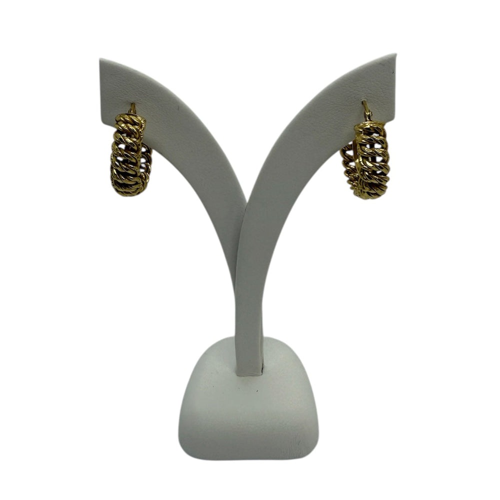 Créoles et demi créoles en Or jaune 18K - 5.53g