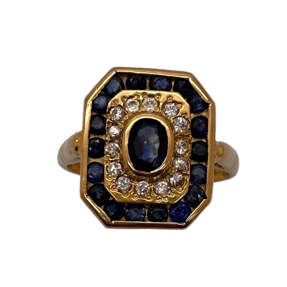 Bague en Or Jaune 18K - 6.18g