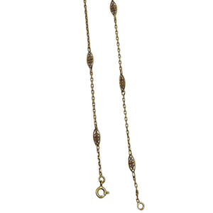 Collier Matinée en Or Jaune 18k - 5.44Grs