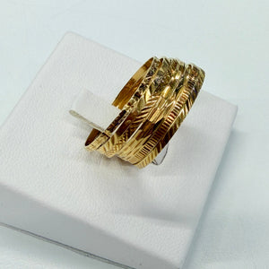 Bague Semainier en Or Jaune 18K