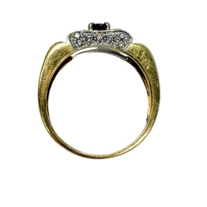 Bague en Or Jaune et Or Blanc 18k