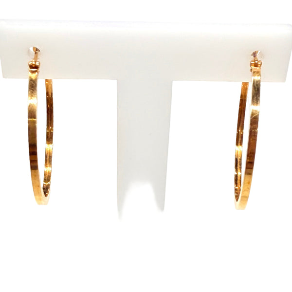 Créoles en Or Jaune 18k - 1.92 G