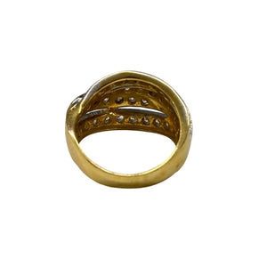 Bagues en Or Jaune 18k avec Oxyde de  Zirconium