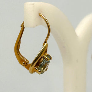 Boucles d'oreilles Or Jaune 18 carats, dormeuses