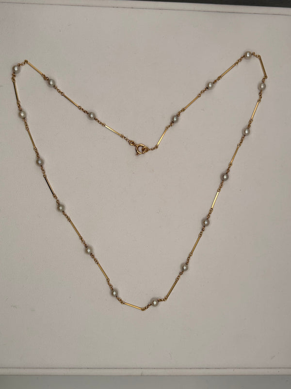 Collier en or jaune 18K 5.25 Grs