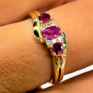 Bague en Or Jaune 18K - Taille 58 Poids - 3.40 Grs