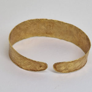 Bracelet Manchette en Or Jaune 18K 12.46 Grs