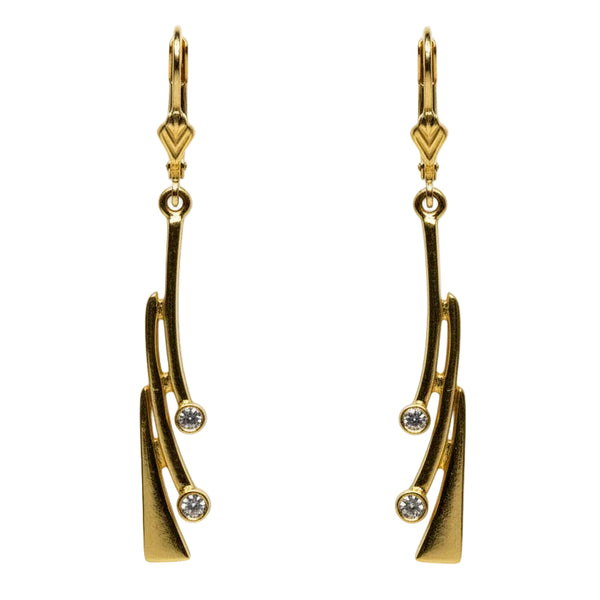 Boucles d'oreilles Dormeuses Or Jaune 18k