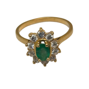 Bague en Or jaune 18K - Taille 54 - 3.42G