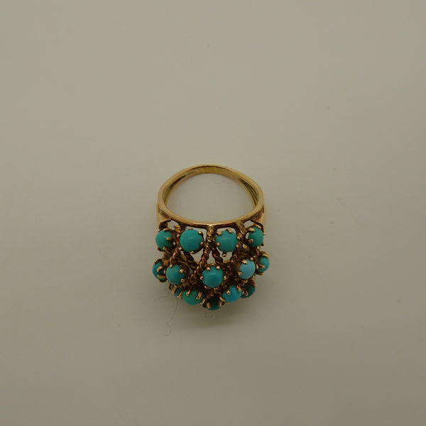 Bague en or jaune 18K Taille-55