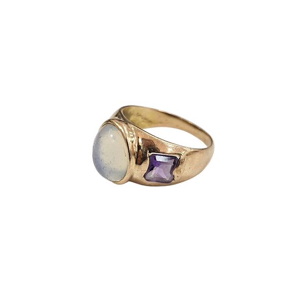 Bague en Or Jaune - Taille 56 - 6.63 G