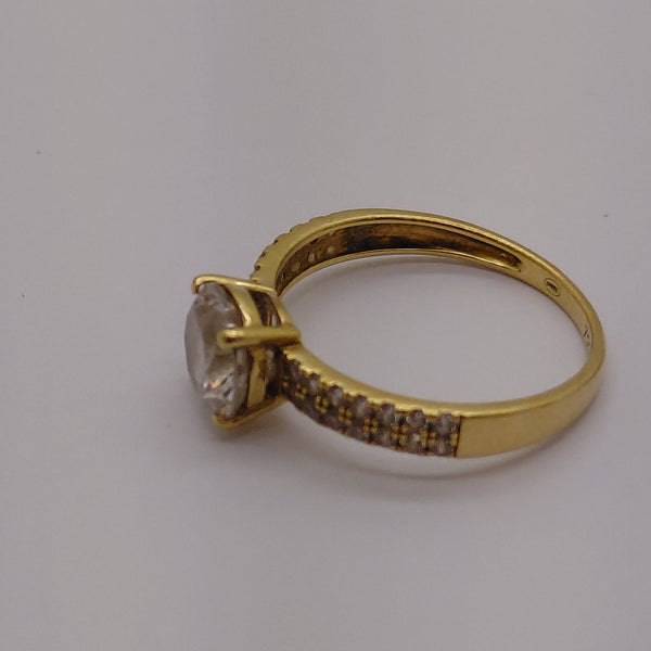 Bague en or jaune 18K Taille-51