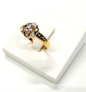 Bague en Or Jaune 18k - Taille 56