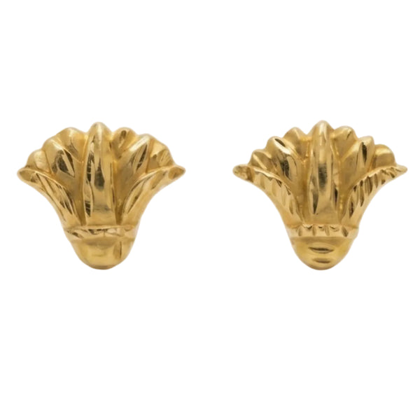 Boucles d'oreilles Or Jaune Clou 18 K - 1.67 G