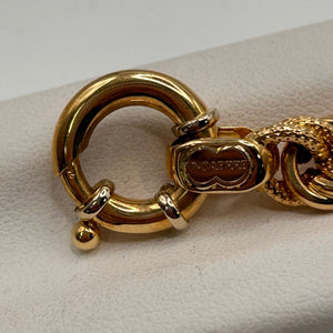 Bracelet maillon torsadé en Or jaune 18K - 16.32G