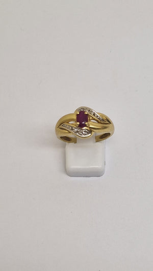 Bague en Or Jaune 18K Taille-57