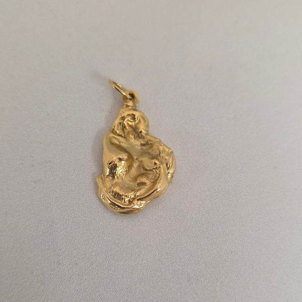 Pendentif pépite en Or Jaune 18K 6.97 Grs