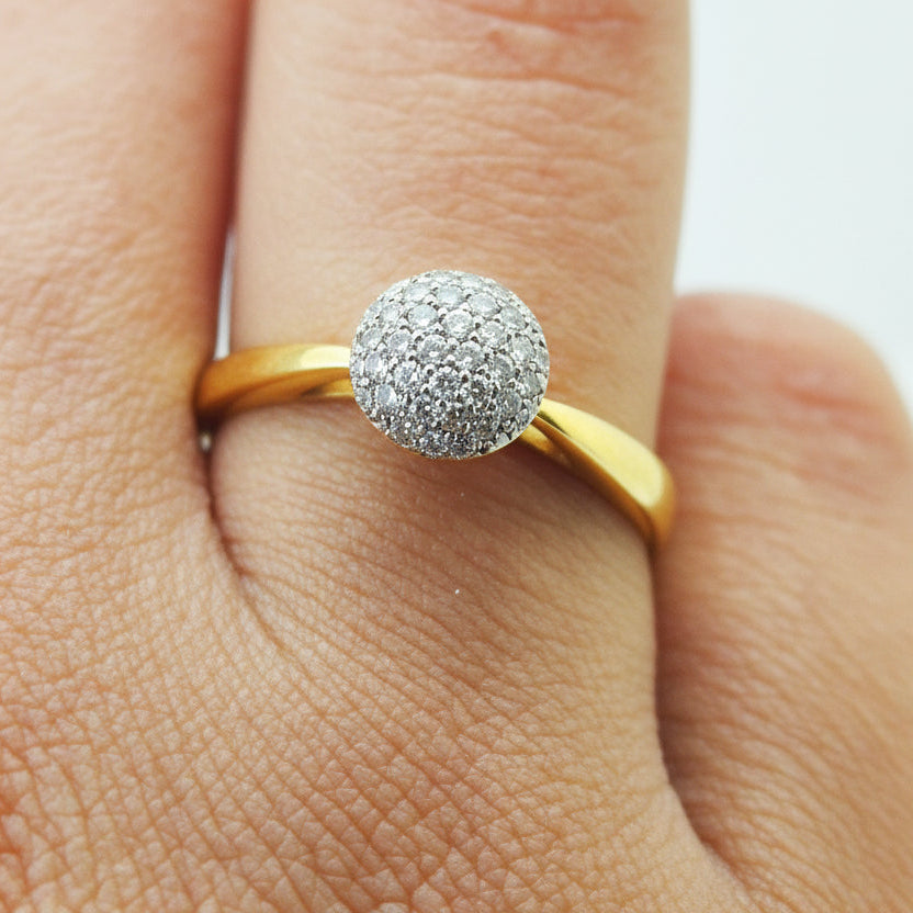 Bague en Or Jaune 18k - 2.72 G
