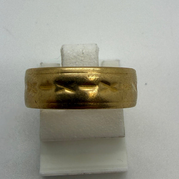 Bague Jonc en Or Jaune 18 K - Taille 50 - 4.39 G