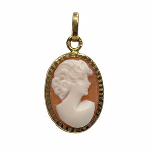Pendentif Camée Or Jaune 18K