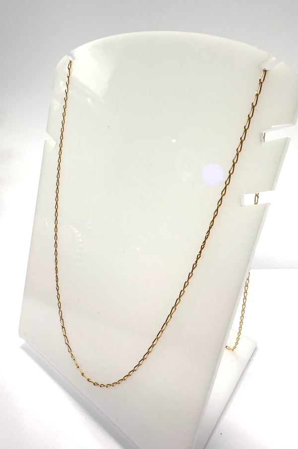 Collier maille cheval Or jaune 18k Lg60cm