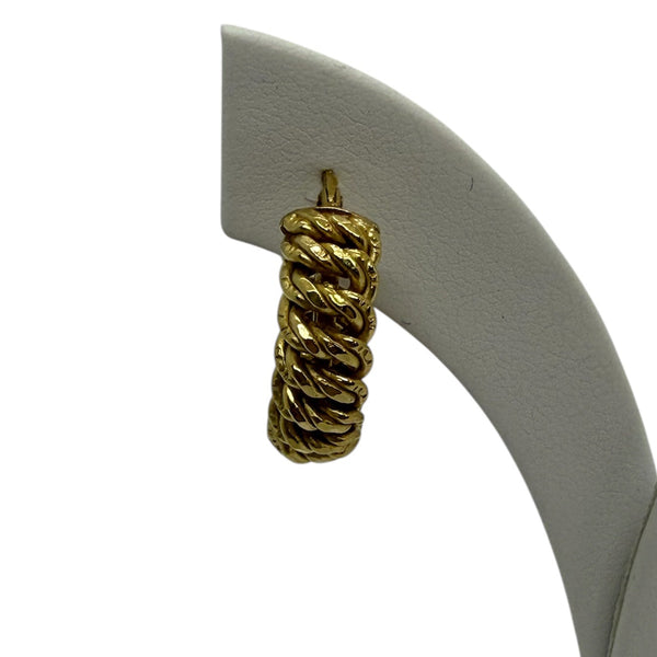 Créoles et demi créoles en Or jaune 18K - 5.53g