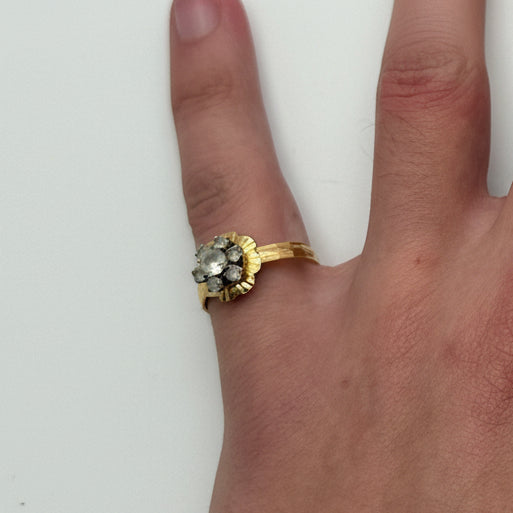 Bague en Or Jaune 18K - Taille 54 - 2.81 Grs