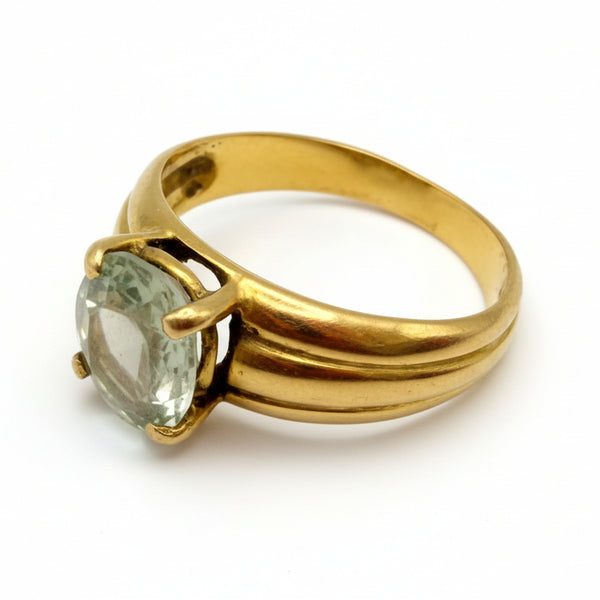 Solitaire en Or Jaune 18k - 3.7 G