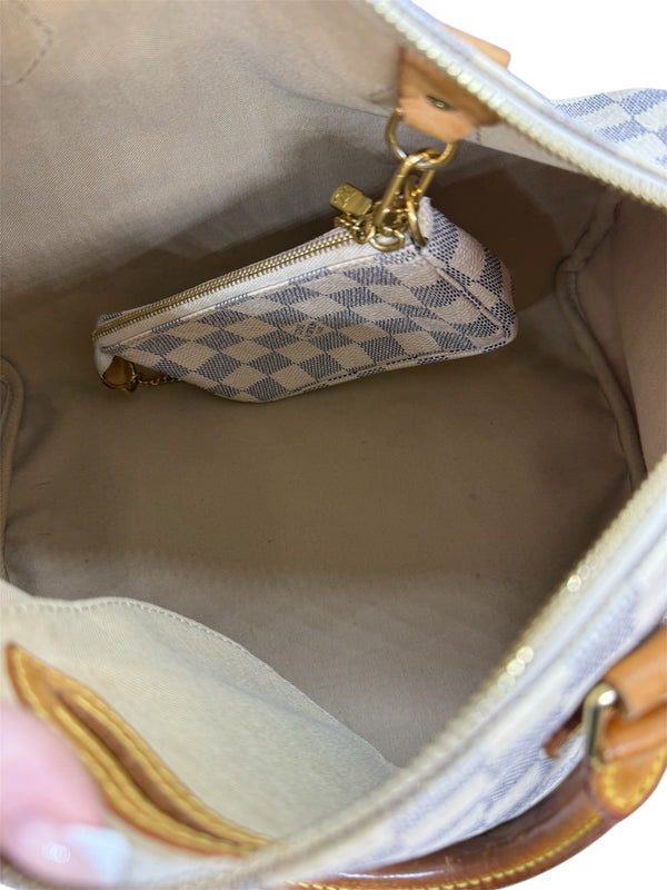 Louis Vuitton Speedy 30 Damier blanc avec porte monnaie