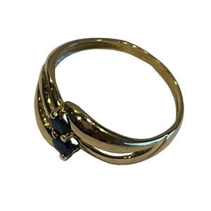 Bagues Topaze Or Jaune 18K - 2.25Grs - T54