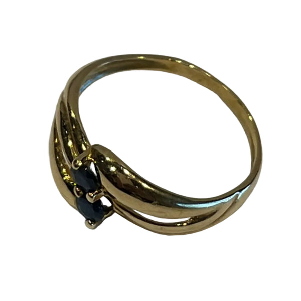 Bagues Topaze Or Jaune 18K - 2.25Grs - T54