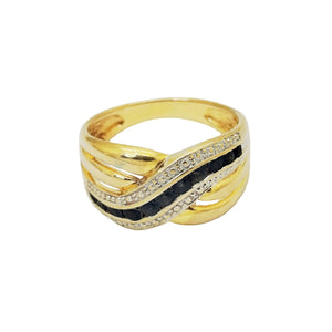 Bague en or jaune 18k - 3.90 G
