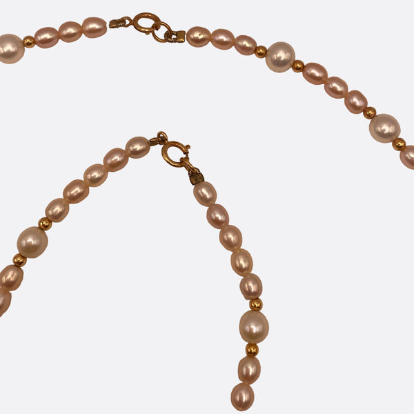 Parure en Perles Or Jaune 18K - 9.78 G