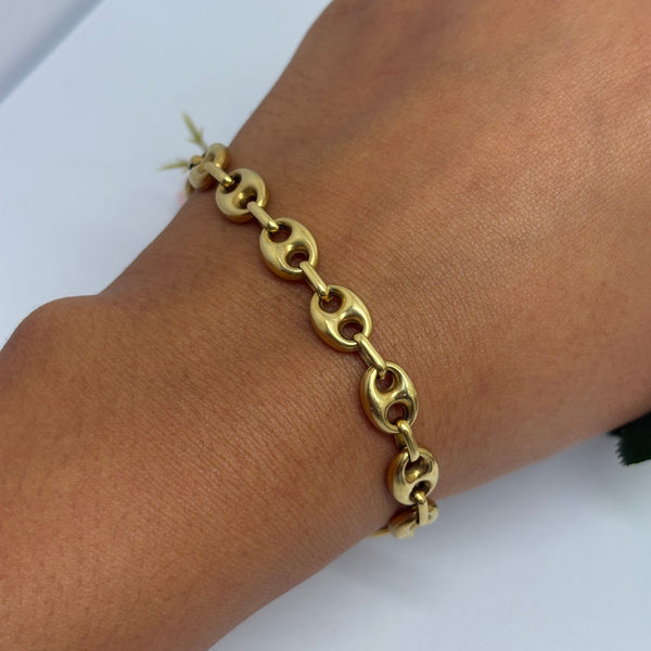 Bracelet Maillon en Or 18K - 11.53 Grs