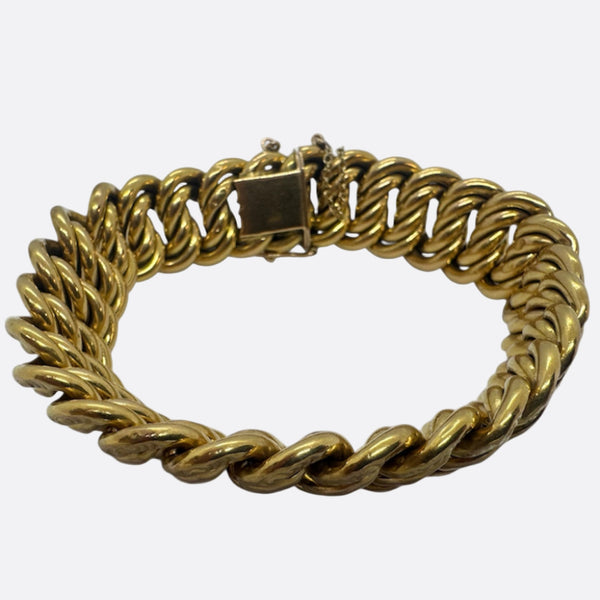 Bracelet Gourmette en Or Jaune 18K - 48.45 Grs