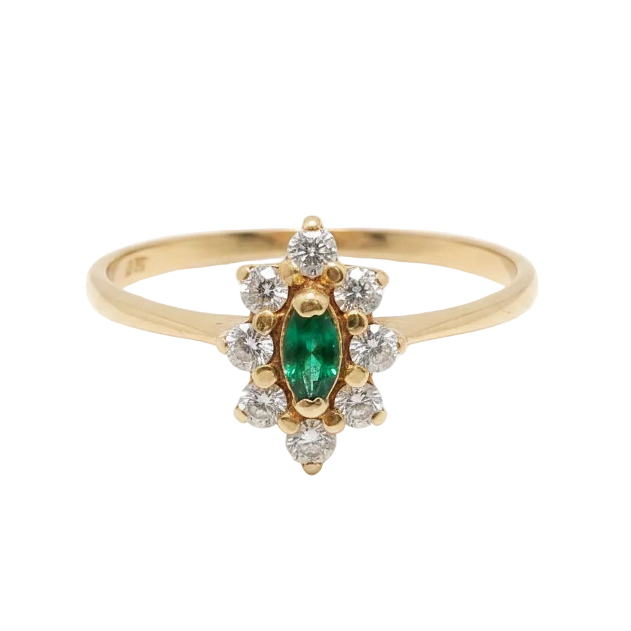 Bague en Or jaune 18K - Taille 53 - 1.48G