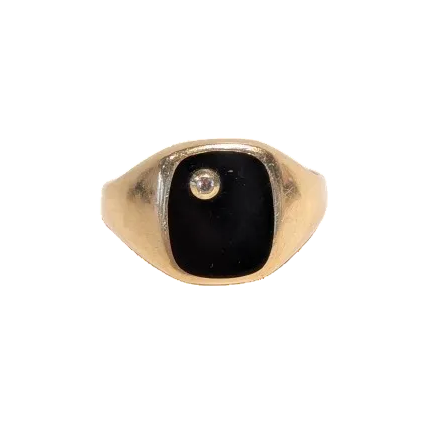 Chevalière en Or Jaune 18K - 4.91 G