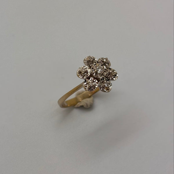 Bague Or Blanc 18 Carats Taille - 47.5
