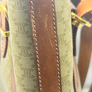 Vintage Celine Cabas en cuir beige