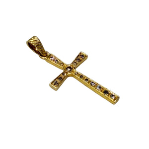 Pendentif en Or Jaune 18K - Diamants - 1.63G