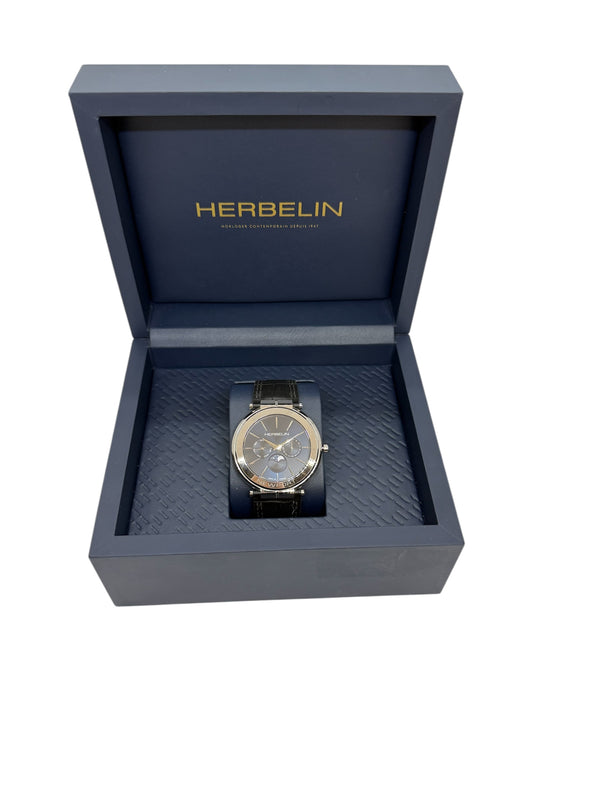 Montre Michel Herbelin Slimport 2023 - Acier et Cuir