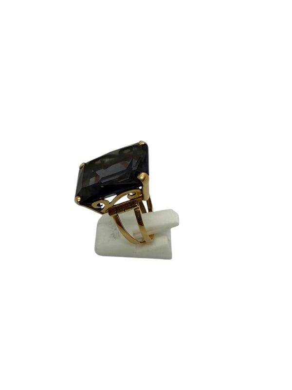 Bague en or jaune 18K - 11.96 Grs - Taille 55