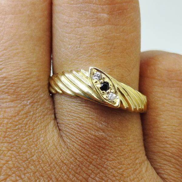 Bague en or jaune 18K Taille-54