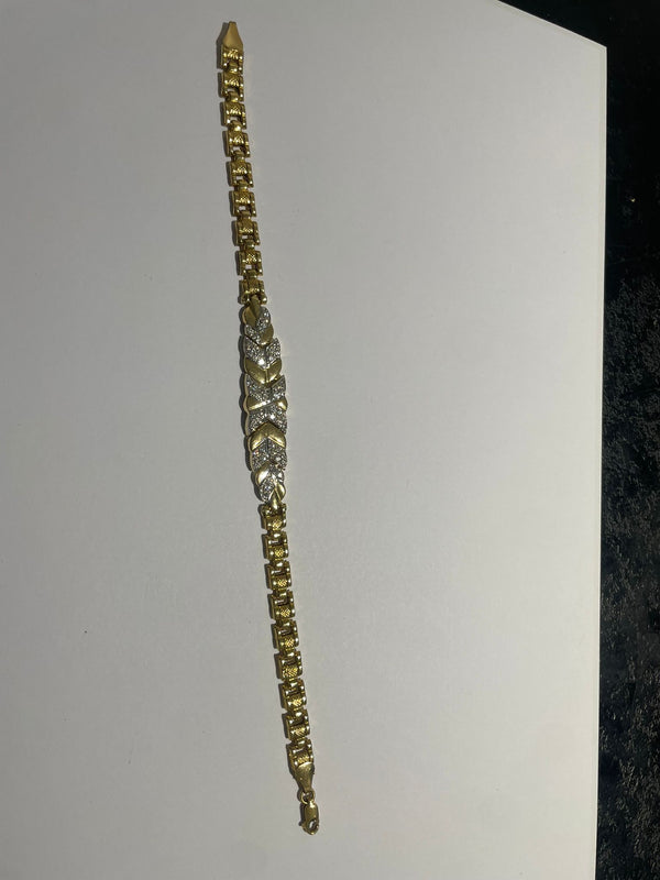 Bracelet Maillon Vénitien Or Jaune 18K 13.31 Grs
