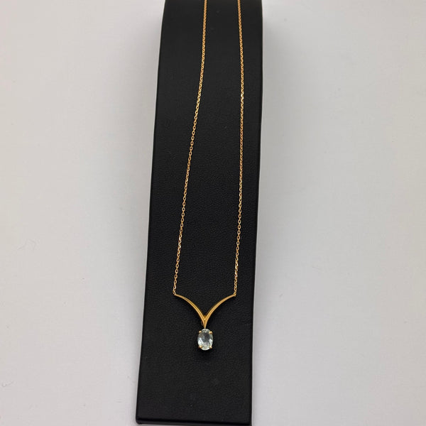 Collier ras du cou en or jaune 18K 2.83 Grs