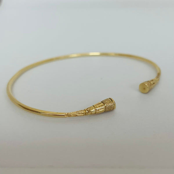 Bracelet Jonc Malgache en Or Jaune 18K