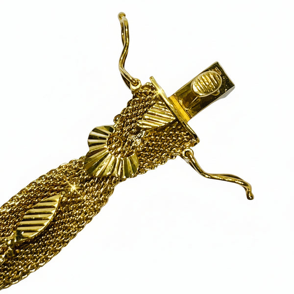 Bracelet Maillon Milanaise en Or Jaune 18k - 27.21 G