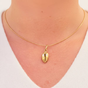 Pendentif Coquillage en Or Jaune 18 K