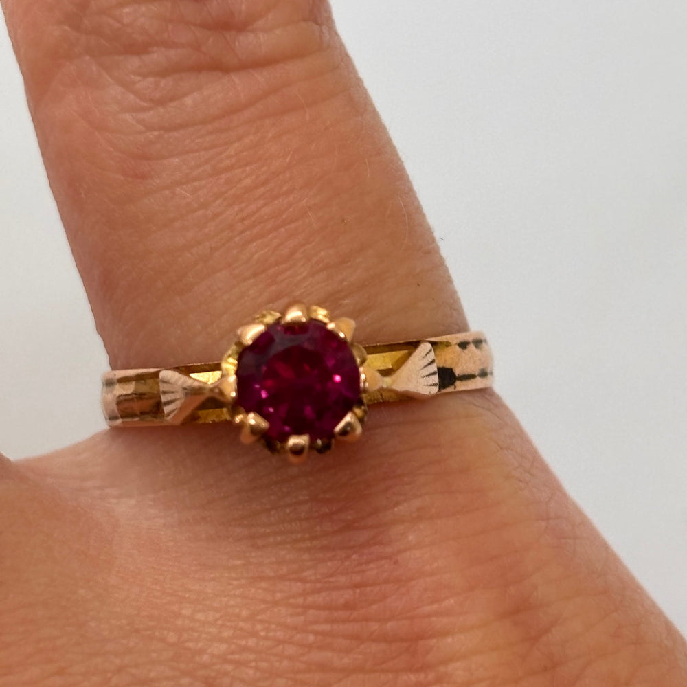 Bague Or Jaune 18K - Taille 53 - 1.84g