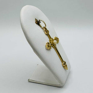 Pendentif Croix en Or Jaune 18K - 3.08g